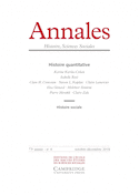 Annales histoire sciences sociales 2018, no 04